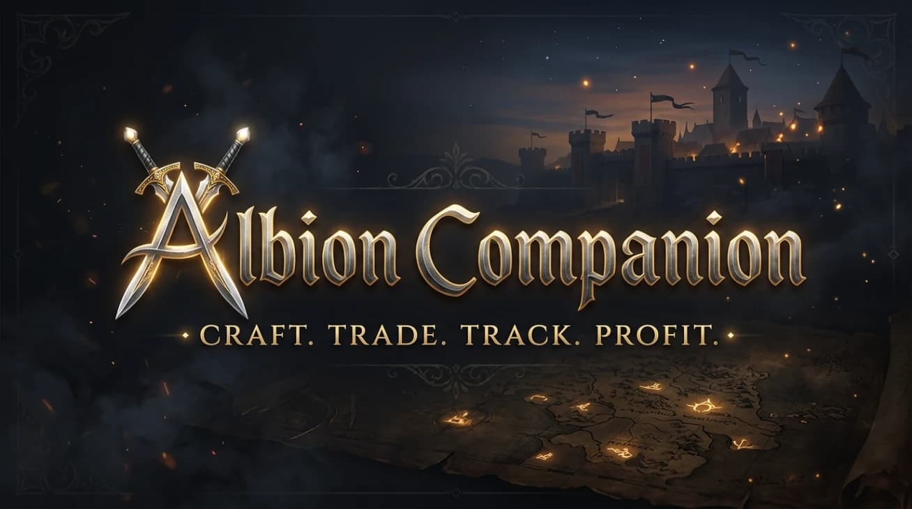 Albion Companion - Craft. Trade. Track. Profit.